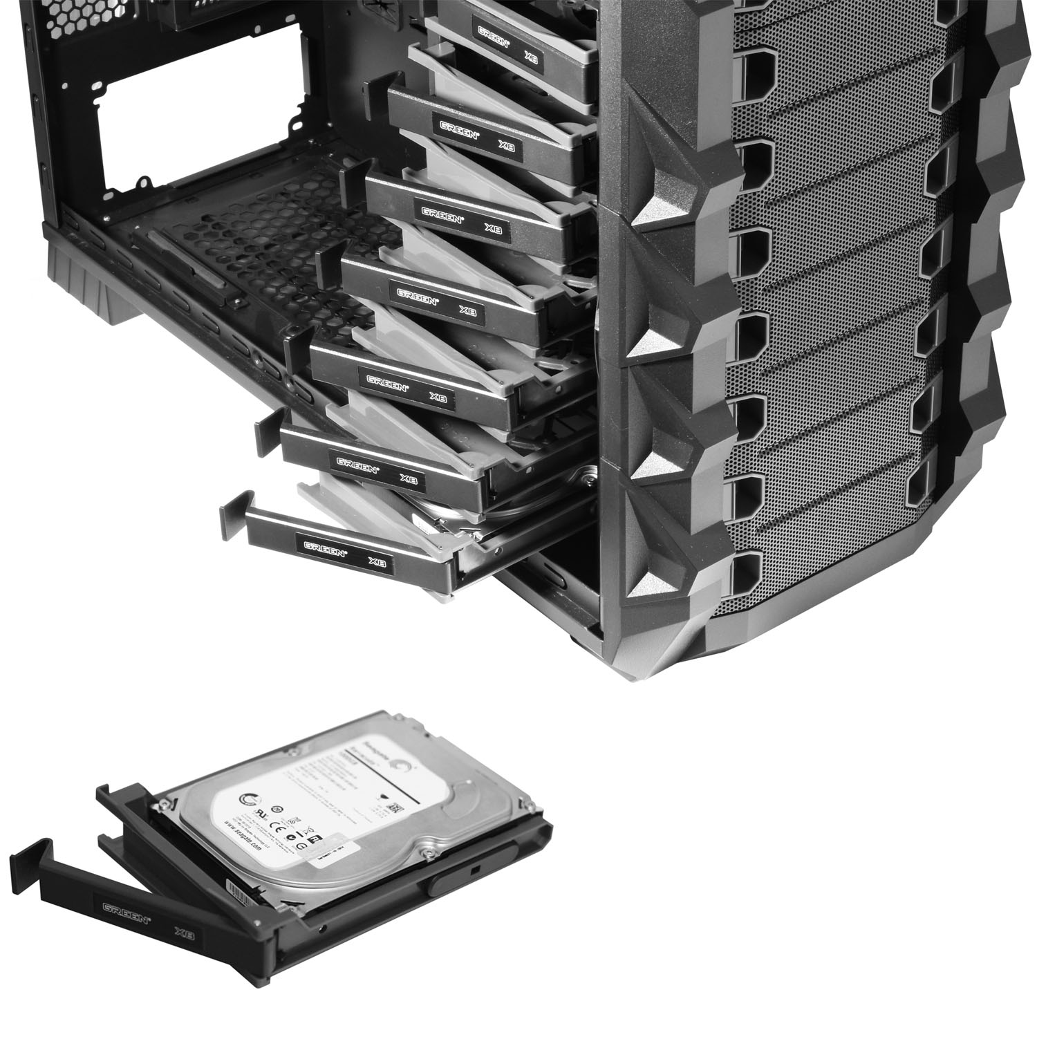 Green X8 raptor hdd