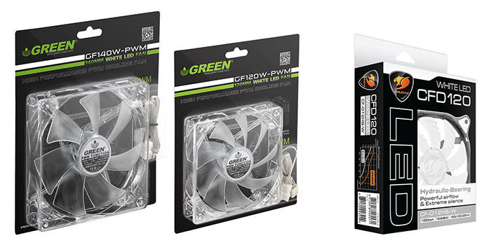 GREEN Cooling Fan LED White