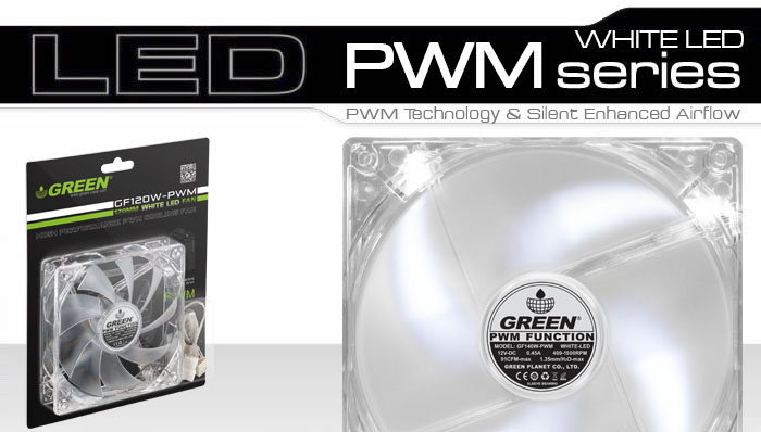 GREEN PWM LED Fan