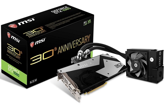 MSI GeForce GTX 1080 30th Anniversary Edition
