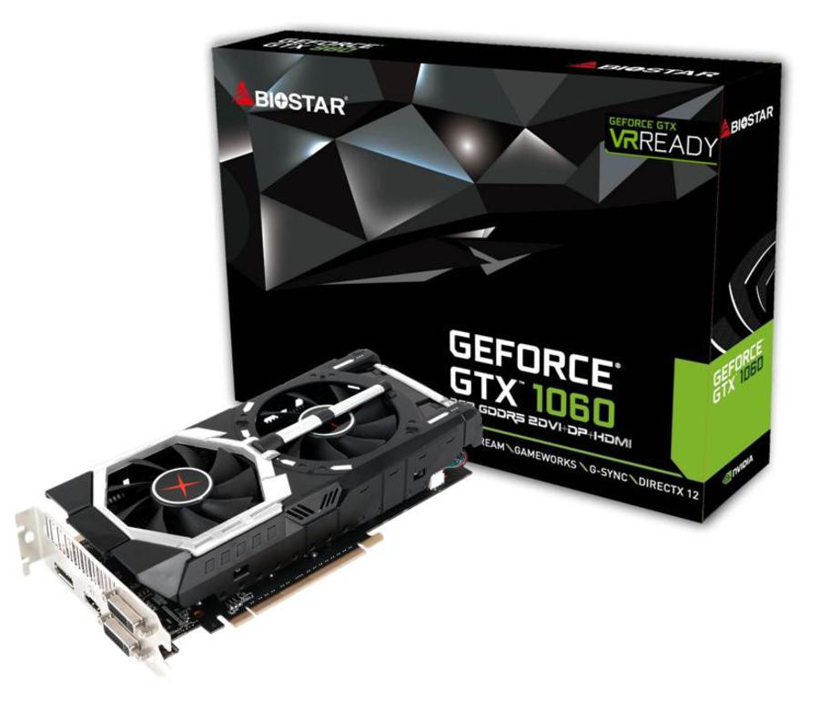 کارت گرافیک gtx1060 biostar